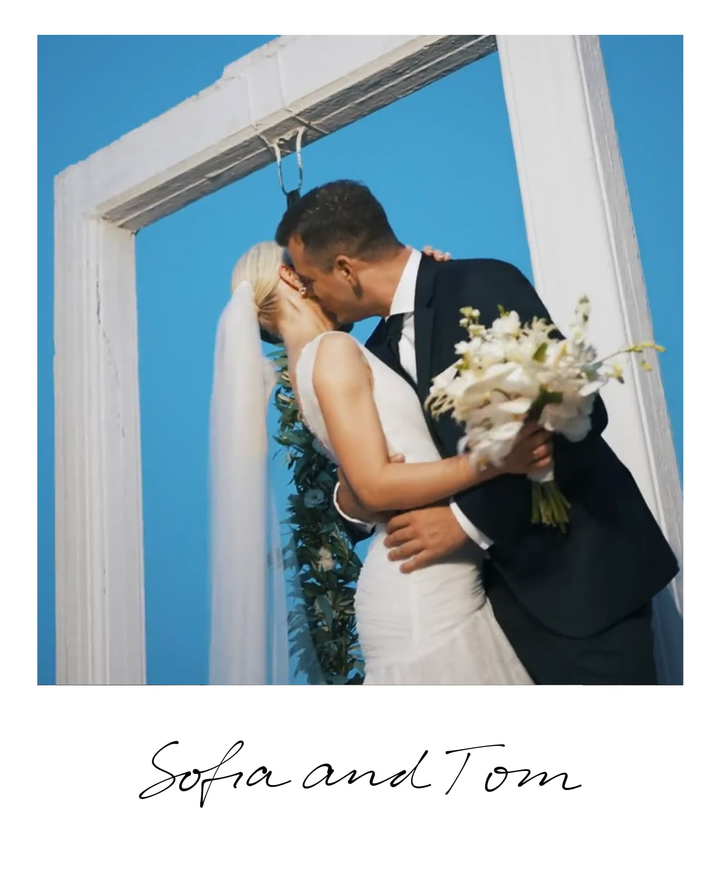 Sofia and Tom's photo from their wedding