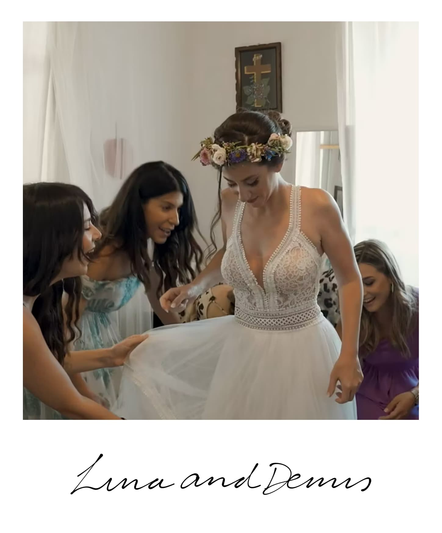 Lina and Demi's photo from their wedding